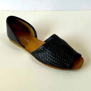 Franco Sarto Black The Artisans Collection Sandal, Size 9